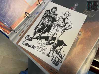 ...che mi hanno dedicato diversi bozzetti, tra cui una stampa originale�, confessa l�appassionato 
